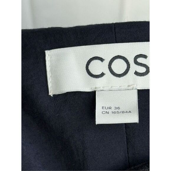 COS asymmetric midi dress EU 36/US 6 - Picture 4 of 9